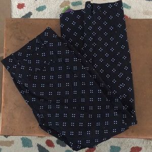 Gap patterned stretch dress pants